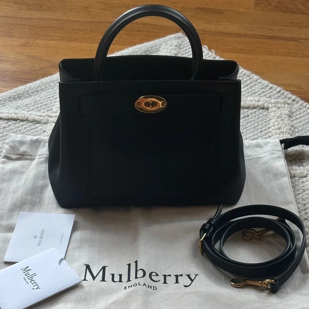Mulberry Black Islington Leather Tote - Picture 7 of 13